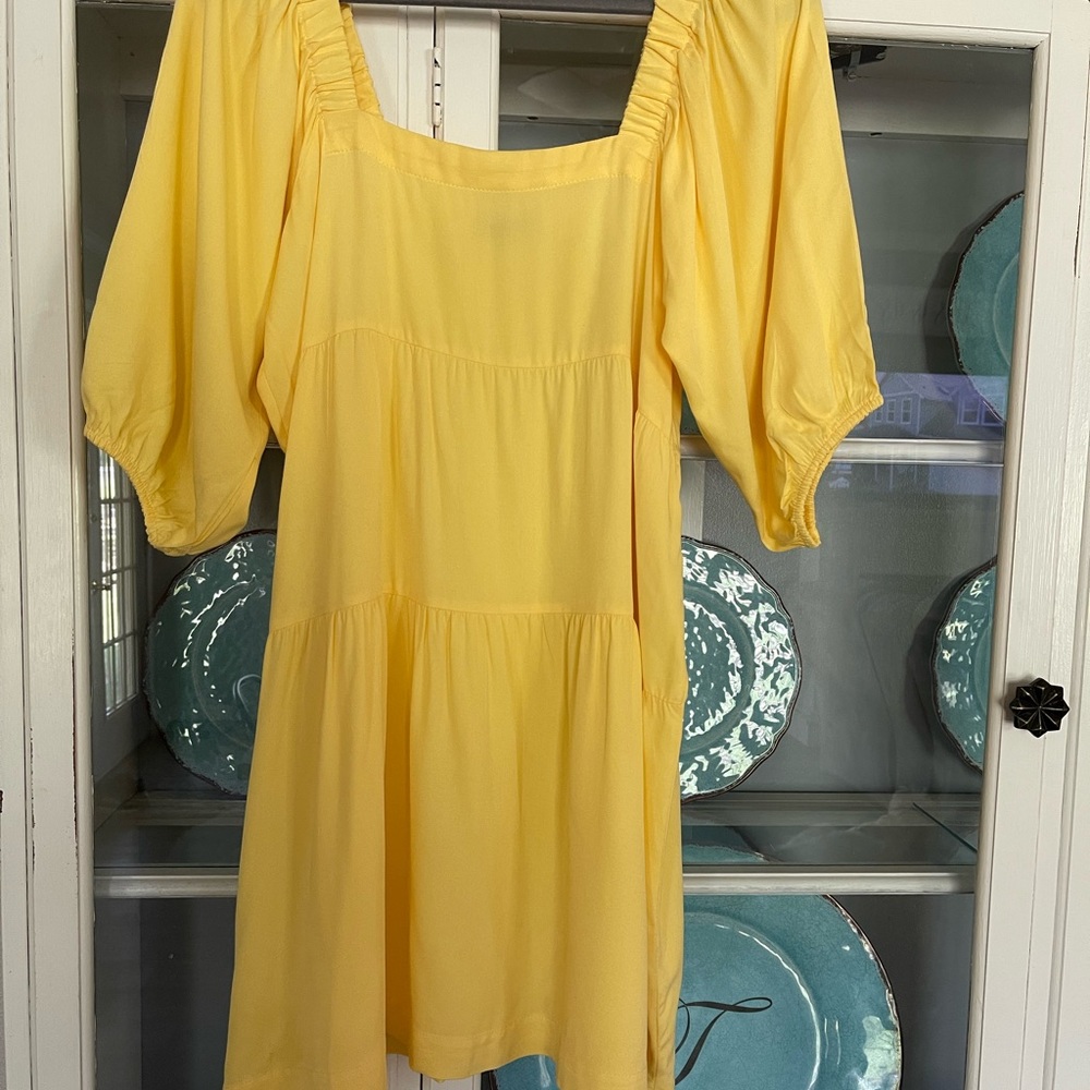 Yellow dress. Worn once.